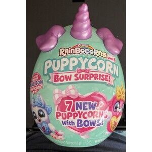 Zuru Rainbocorns Puppycorn Bow Surprise Series 3 - Purple Horn - New Sealed